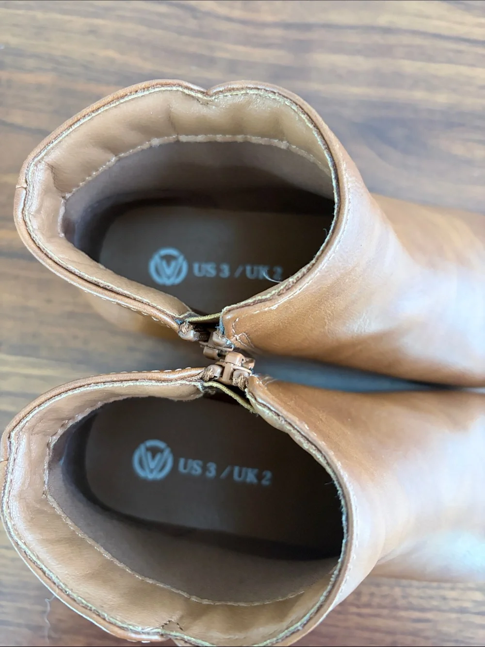 Source Unknown Kids Tan Ankle Boots